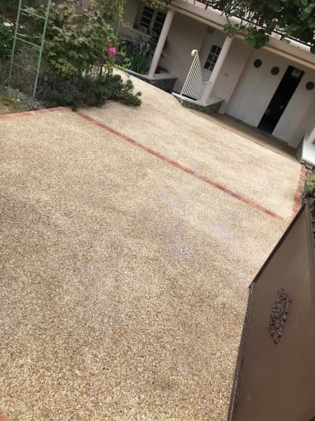 Dalle en mignonette - Après