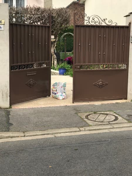 Peinture de portail - Après